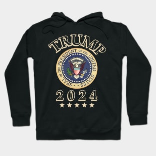 TRUMP 2024 MAGA GIFTS | PRESIDENTIAL SEAL | Republican Gifts | Politics 2024 Election Hoodie